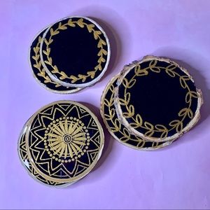 Homemade Wooden Coaster 2 Piece Sets